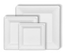 Taniere z cukrovej trstiny SQUARE D ekologické 20cm 50ks HRUB