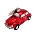 SKLENENÁ VIANOČNÁ GUĽA VW Beetle XMAS CAR