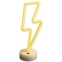 NEON LED BLESK NA STOJANEJ STOJANEJ LAMPE USB/PLEXI BATÉRIE