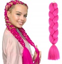 Syntetické vrkoče ombre vlasy 120 cm fuchsiové