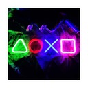 Neónové nočné svetlo PS4 Gaming symbol neónové LED nové