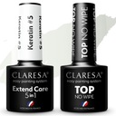 Claresa KERATIN podkladový lak 5v1 5 TOP NO WIPE