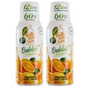 Sirupy bez cukru Fruttamax 2x Pomaranč 500ml.