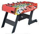 Stolný futbalový stôl 121x61x81 rozkladací červený