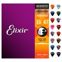 Struny na akustickú gitaru Elixir 10-47 | 16002