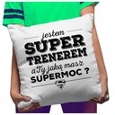 Vtipný vankúš Super Trainer Superpower