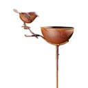 Záhradné dekoratívne kovové kúpanie pre vtáky