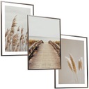 SET 50x40 BOHO RÁM NA OBRAZ SUCHÁ TRAVA TRÁVKA