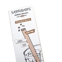 Jedlé slamky na pitie Sorbos nápoje šťavy, príchuť čokoláda 5mm/19cm 16ks