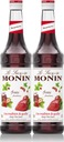 Monin Jahodový barmanský sirup 700ml x2