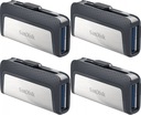 Disk SanDisk 256 GB Ultra Dual USB Type-C x 4