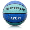 Modrá basketbalová lopta Meteor Layup #1