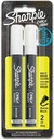 Kriedové fixky Sharpie, biele, 2 kusy