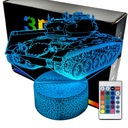 Nočná lampa Tank 3D LAMP LED