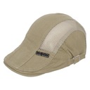 K221B Beige Pánska bavlnená plochá šiltovka