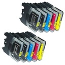 Atramenty pre Brother LC-980 DCP-165C DCP-145C DCP-195C