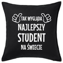 Vankúš BEST STUDENT darček 50x50