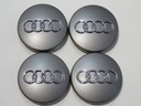 4x Kryty Kryty na ráfiky AUDI 59-60 mm 4B0601170 sivý
