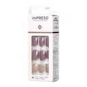 KISS Umelé samolepiace nechty imPress - KIM011 (veľkosť S) 1 balenie (30s)