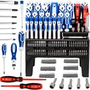 SADA SKRUTKOVAČOV, SKRUTKOVAČOV, BITOV, KĽÚČOV, ZÁSUVEK, TORX ALLENS S MAGNETOM 100