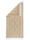 Moderný koberec Kilim, tkaný s boho strapcami, 70x140cm
