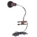 Stolná lampa L3A s klipom E14 40W hnedá + kábel