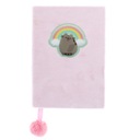 PUSHEEN plyšový zápisník s brmbolcom 80 kariet SWEET