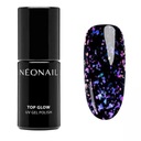 NEONAIL Top Hybrid GLOW FIOLET AURORA FLAKES 7,2 ml