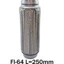 FLEXIBILNÝ KONEKTOR VÝFUKU FI-64 L=250mm