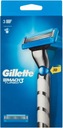 Holiaci strojček Gillette Mach3 Turbo + 2 kazety - Originál