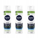 NIVEA MEN Sensitive gél na holenie, upokojujúci a jemný, 200 ml x 3 ks