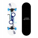 SKATEBOARD LONGBOARD PU ABEC7 NILS