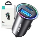 MINI NABÍJAČKA DO AUTOMOBILKU 60 W PPS DVA USB-A VSTUPY USB-C PD QC
