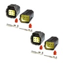 SADA 2 KONEKTOROV: Econoseal 6 PIN samec + samica
