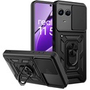 Púzdro pre Realme 11 5G SLIDE ARMOR RING POUZD + SKLO 9H