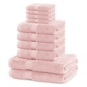 Bavlnené utierky Powder Pink, 10 ks hladké, savé, súprava
