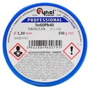 Spájkovací cín s tavidlom Sn60Pb40-SW26/2,5% Ø 1,20 250 g