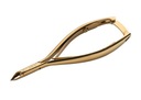 Kliešte na nechtovú kožičku 3 mm s dvojitou pružinou Professional Sharp Gold Aba Group 1148