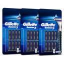 Sada x3 Gillette Sensor 3 + 8ks náhradných kaziet