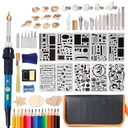 PÁJKA PIROGRAF SET HORÚCI WEP 60W HORÁK NA DREVO dcs3kit5