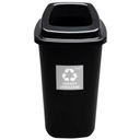 Čierny odpadkový kôš, 45l, zmesový odpad, kuch
