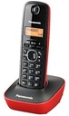 Bezdrôtový telefón PANASONIC KX-TG1611 Čierno-červený