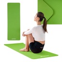 TREXO TPE podložka na cvičenie joga 6 mm zelená