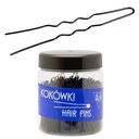 Vlásenky/sponky Iza vlnité čierne 65mm/500g