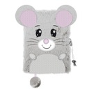 Diár s visiacim zámkom 3D A5/96k włochacz MOUSE 0963