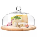 Tienidlo s drevenou doskou Glamour KROSNO 28,5 cm