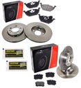 DISK + DESTIČKY predné + zadné SEAT Leon I mk1 256mm