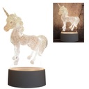 DARČEKOVÁ LED NOČNÁ LAMPA - 3D Jednorožec