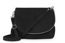 Kožená kabelka Vera Pelle Bisaccia Suede Black
