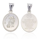 Medailón svätého Floriána striebro 925